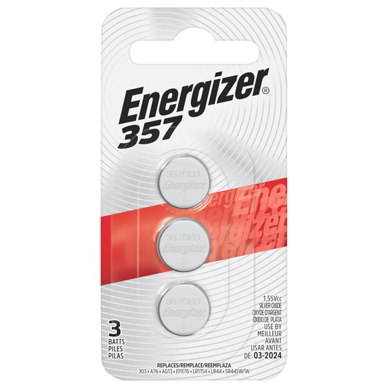 Energizer 357 Battery - 3V, x3