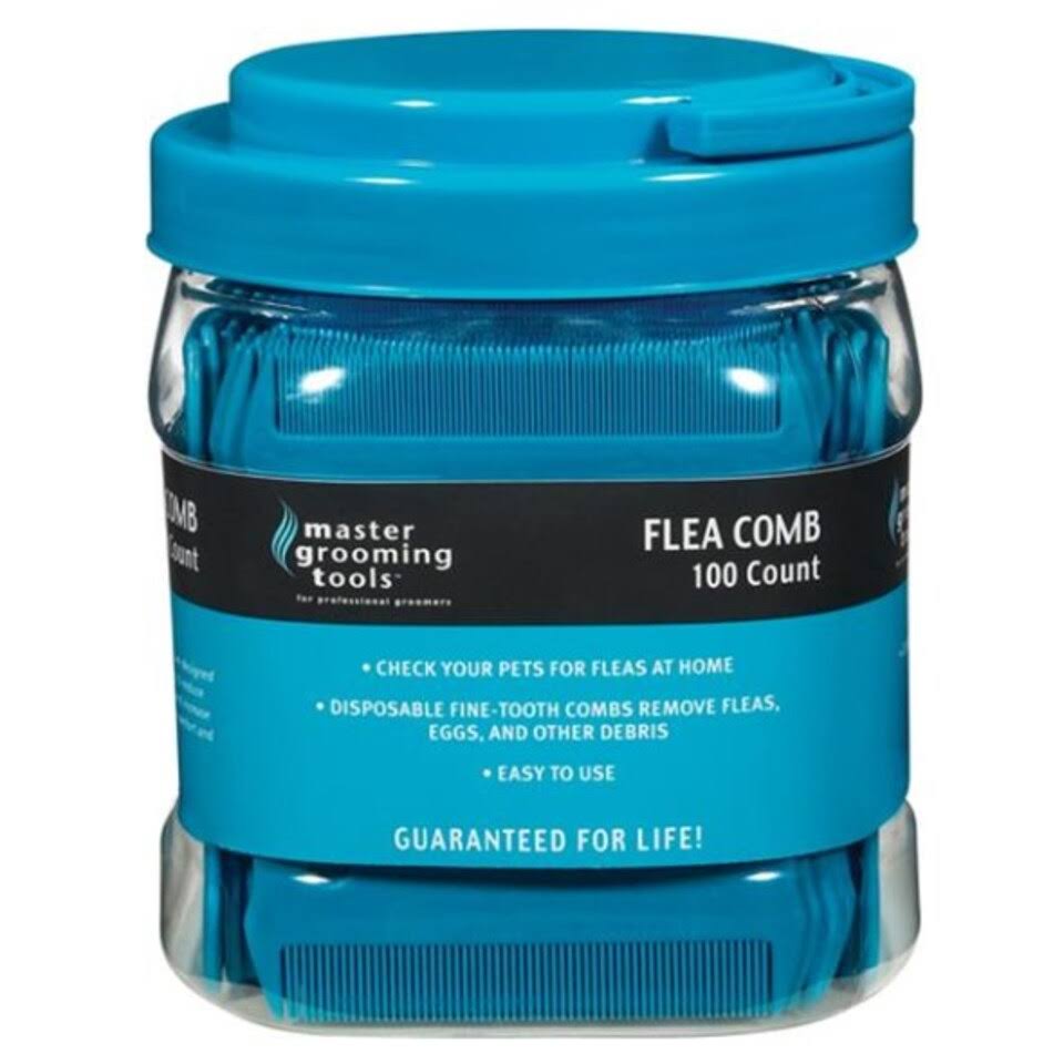 Master Grooming Tools Flea Comb Canister - 100 Count