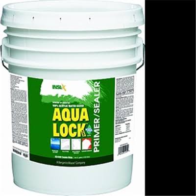 Insl-x Products AQ 0400 White Aqualock Plus Water Base Primer Sealer Stain Killer - 5 Gallon