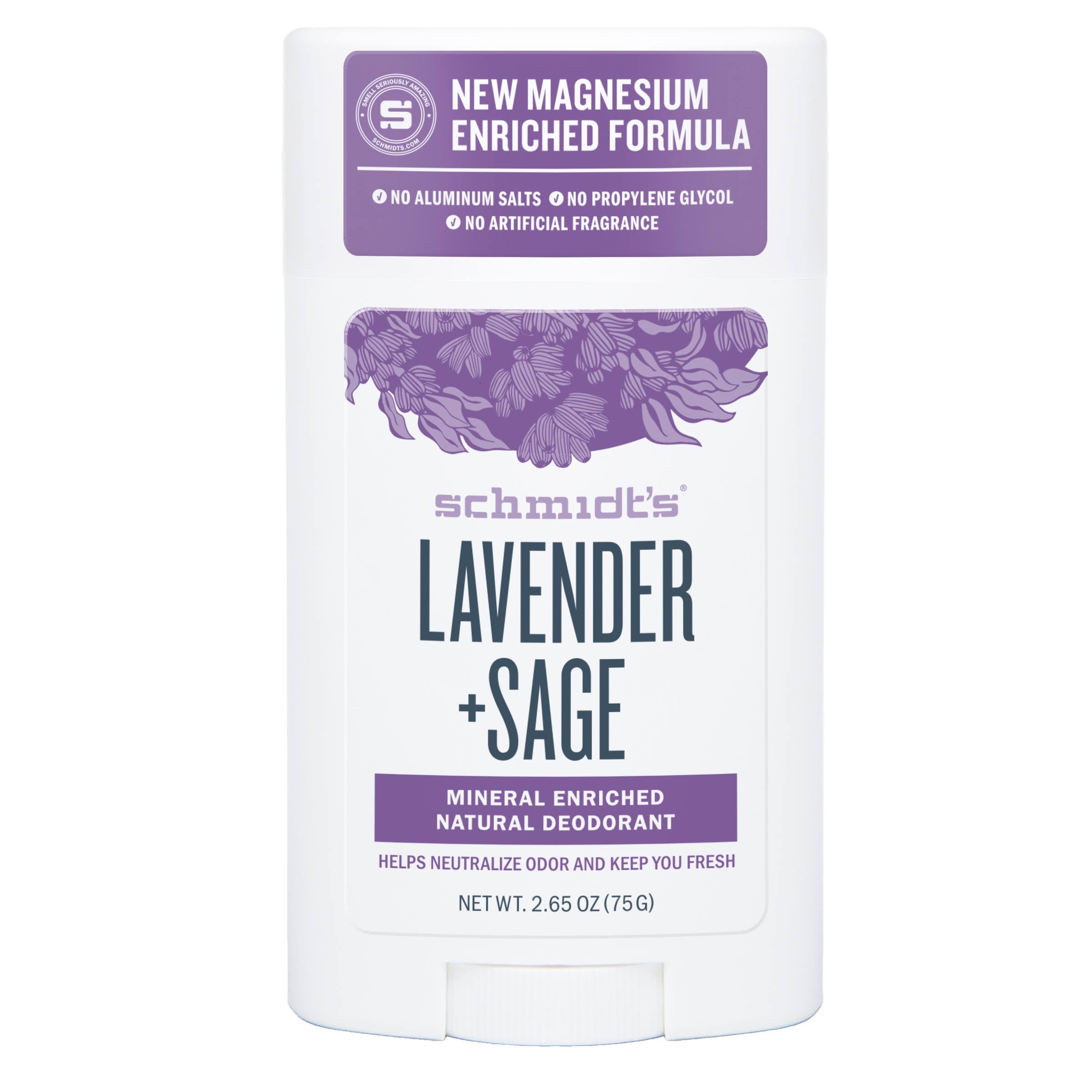 Schmidt's Lavender Sage Natural Deodorant - 2.65oz