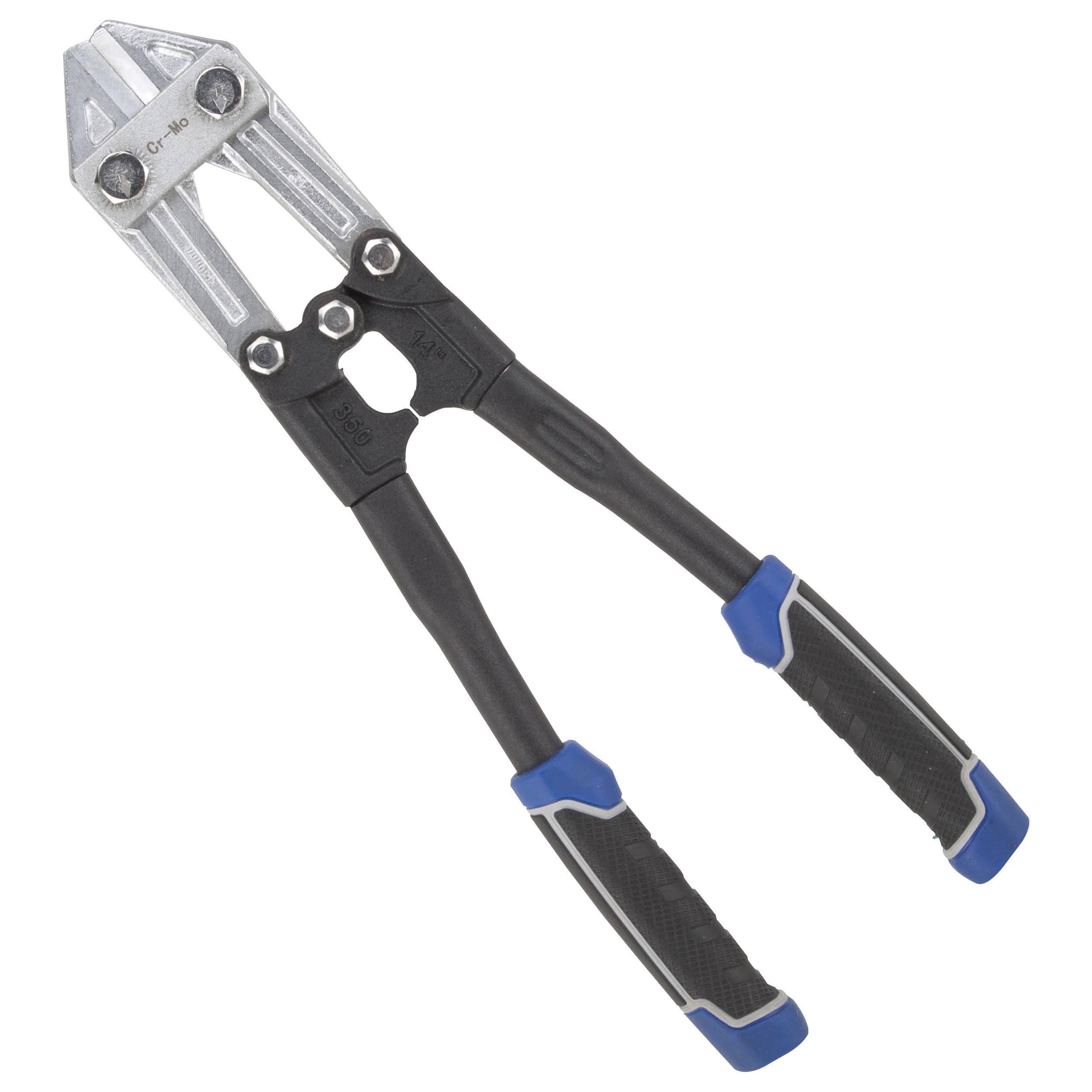 Vulcan Bolt Cutter 5 mm Cutting Capacity Chrome-Molybdenum Steel Jaw 14 in OAL Black/Blue Handle JL-WD-0614