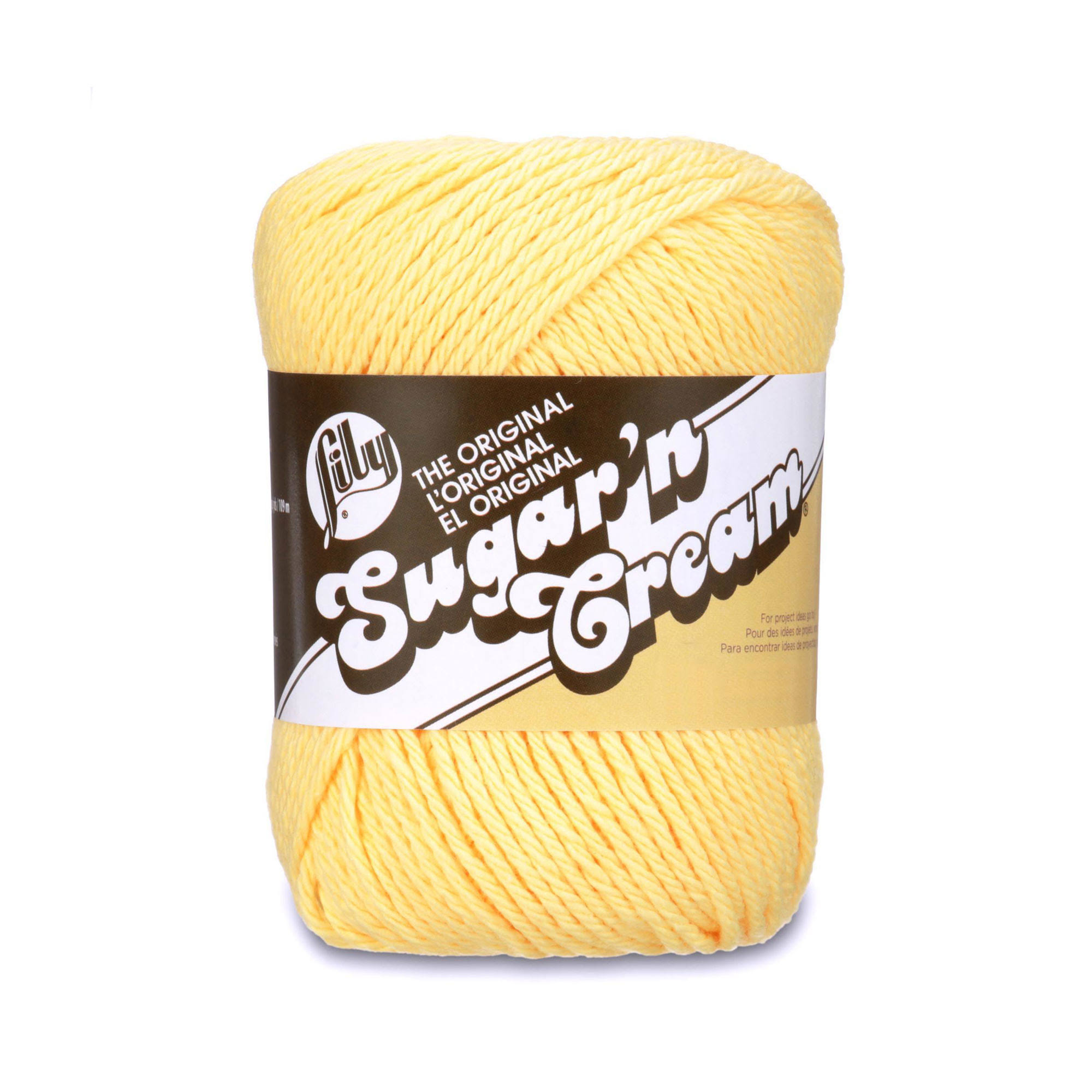 Lily Sugar 'N Cream Yarn - Yellow