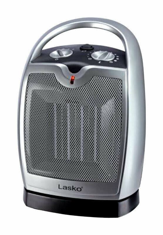 Lasko Oscillating Ceramic Electric Portable Heater - 11.25 in, 1500W