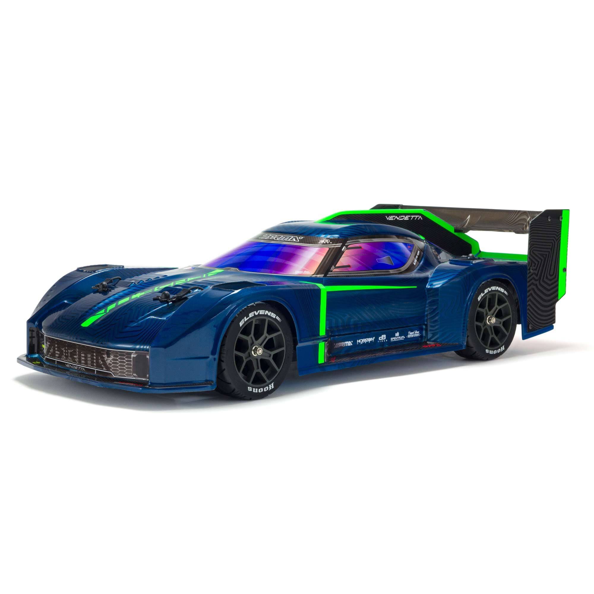 Arrma Vendetta 4x4 3S BLX 1/8 Speed Racer, RTR, Blue, ARA4319V3T2 | Hobbytech Toys