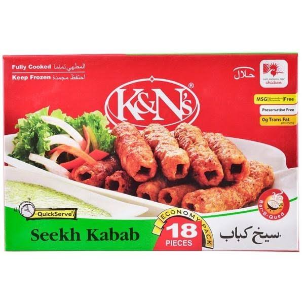K & N's Family Pack of Frozen Seekh Kabab - 16 oz
