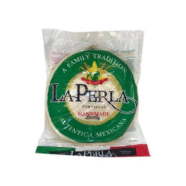 La Perla Fresh Flour 8" Tortillas For Fajitas - 10 Count