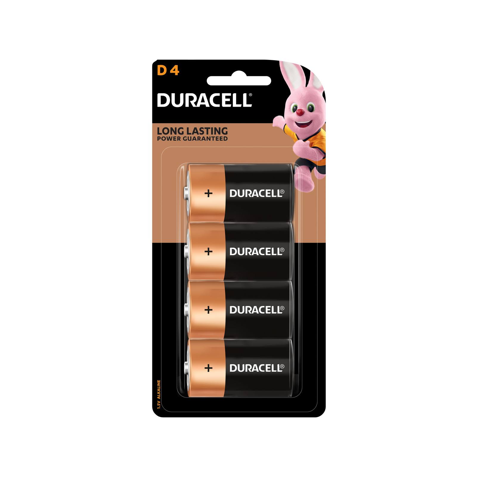 Duracell Alkaline D Batteries - 4 pack