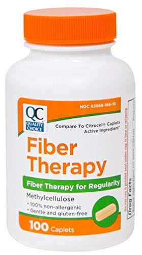 Quality Choice Fiber Therapy Caplets 100 Ct