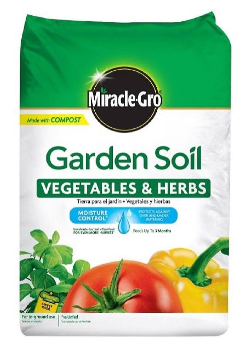 Miracle-gro Garden Soil - Vegetables and Herbs, 1.5cu ft