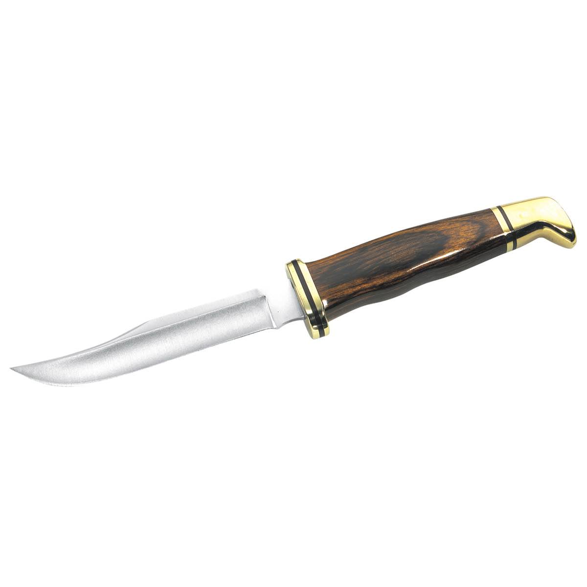 Buck Knives 0102 Woodsman Fixed Blade Knife - with Sheath, Black