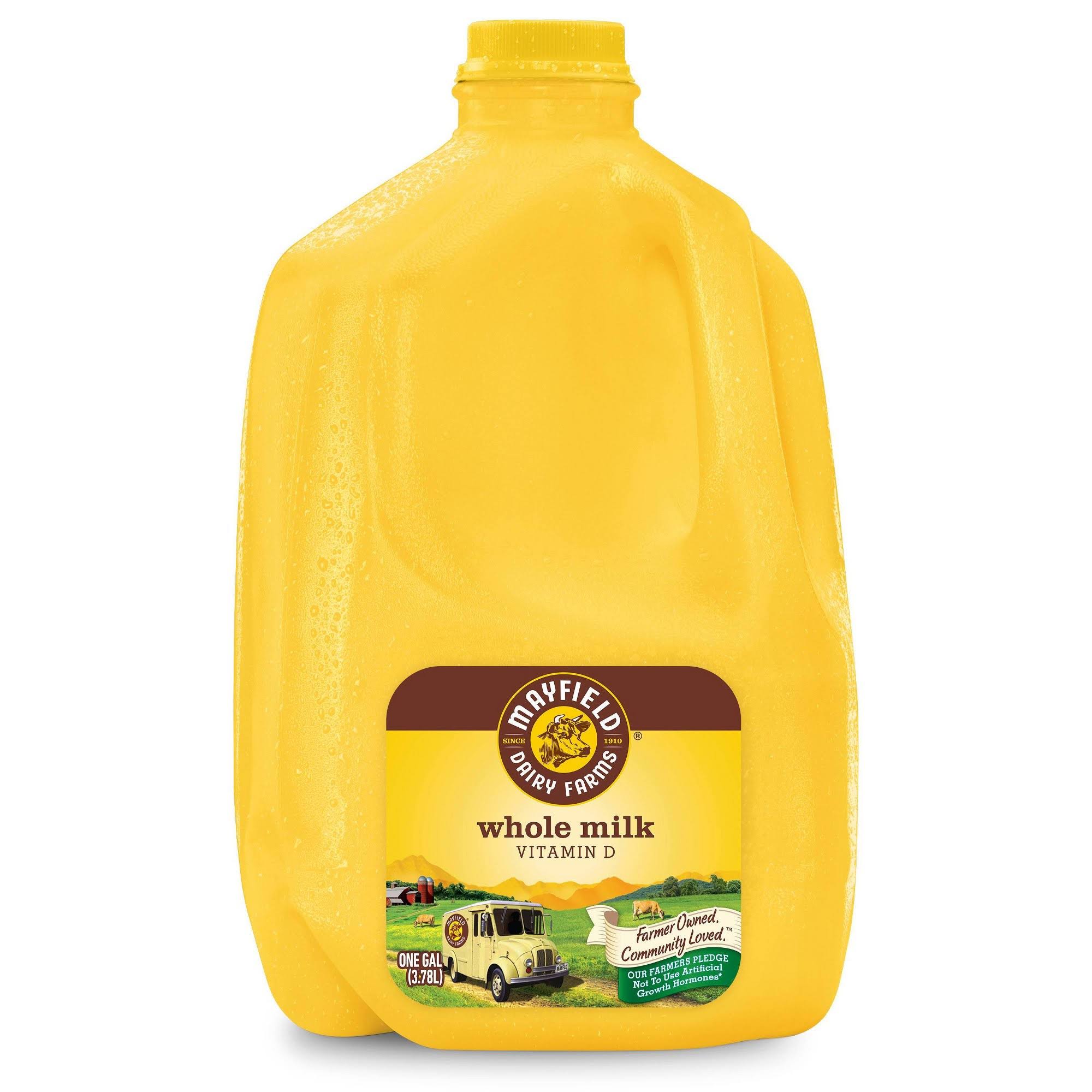 Mayfield Dairy Farms Milk, Whole, Vitamin D - one gal (3.78 l)