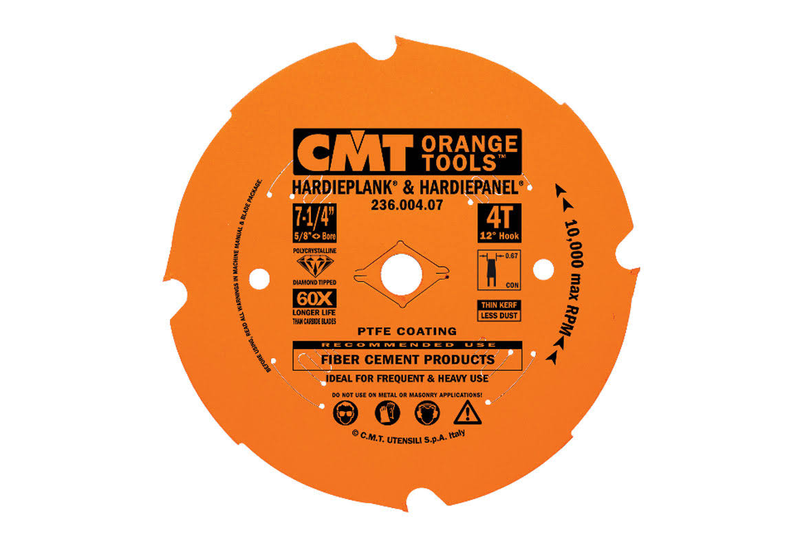 CMT 236.008.12 12" Saw Blade for Fiber Cement Product