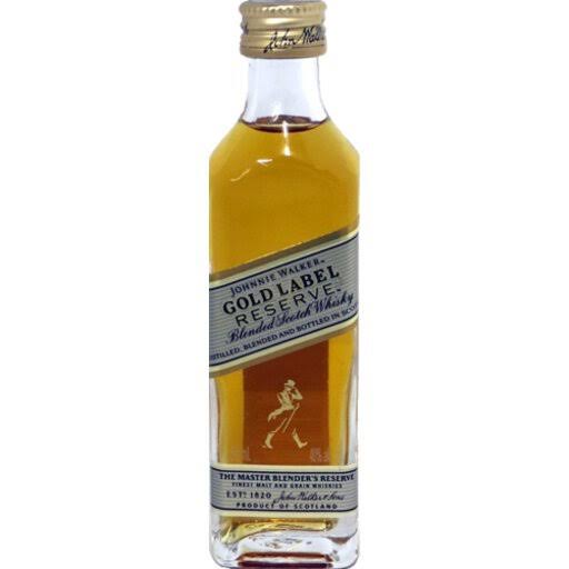 Johnnie Walker Whisky, Scotch, Blended, Gold Label Reserve - 50 ml