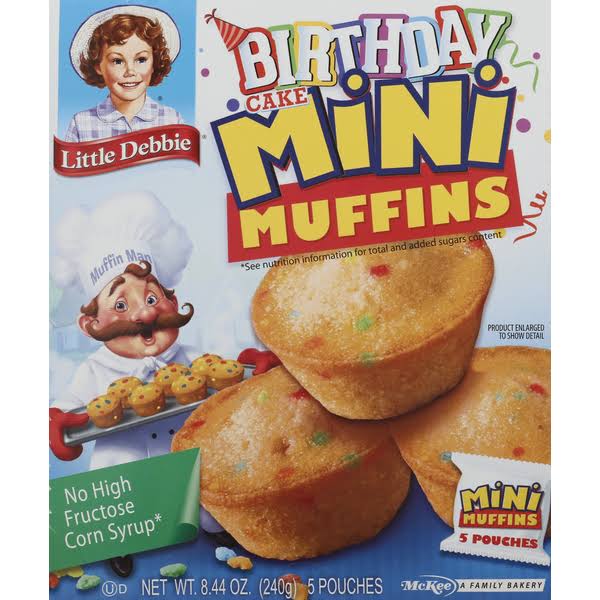 Little Debbie Family Pack Mini Muffins (Birthday Cake)