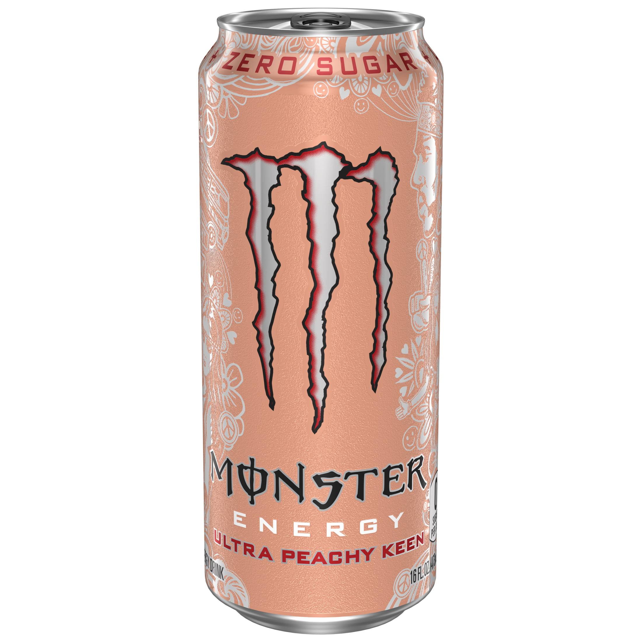 Monster Ultra Zero Peachy Keen 473ml USA x 3 Cans USA Import