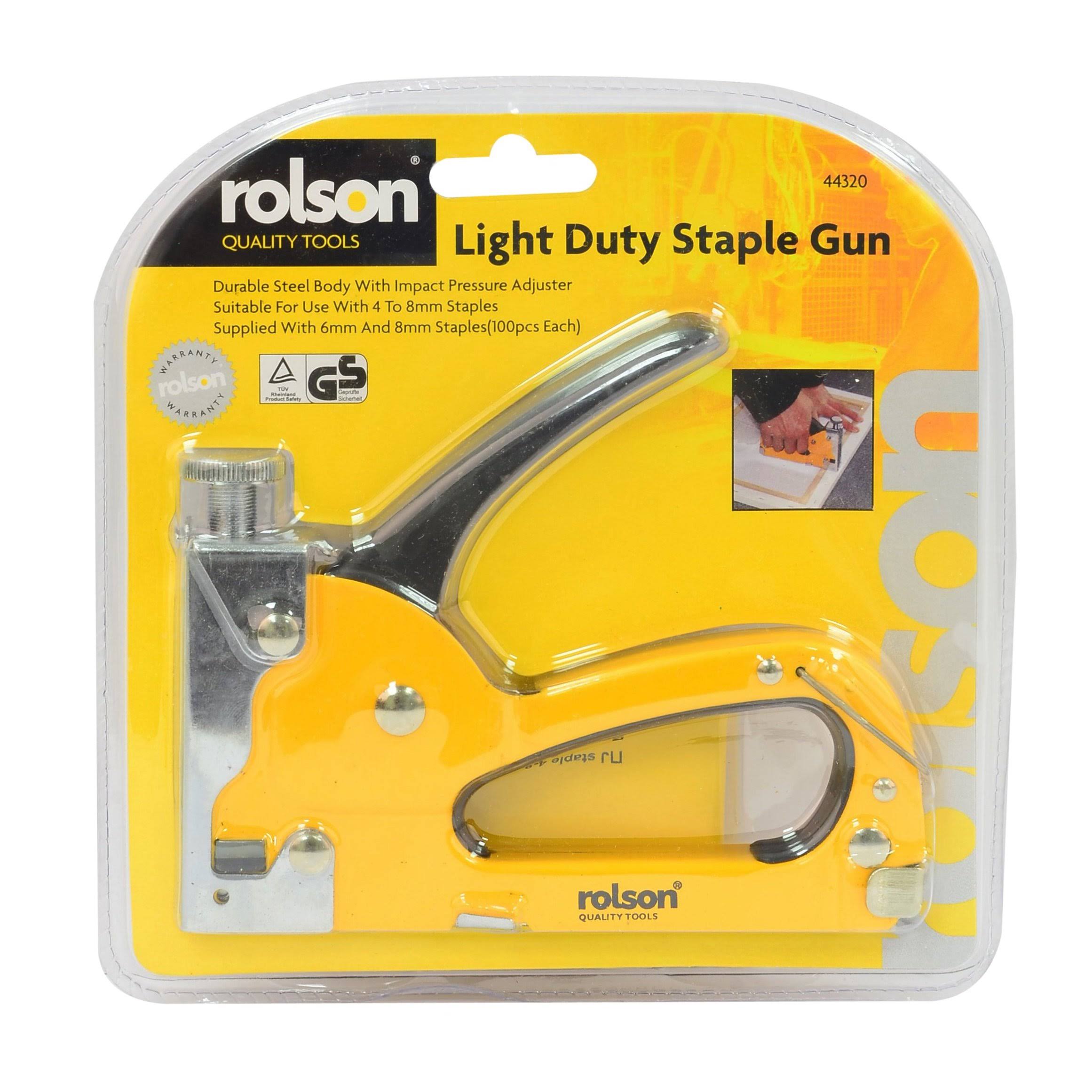 Rolson Light Duty Staple Gun with 200 Staples