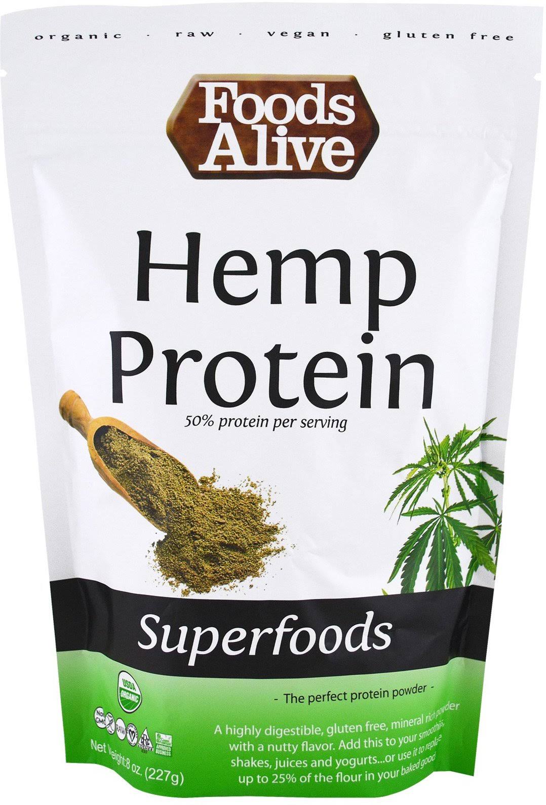 Foods Alive Organic Hemp Protein Powder - 22.6g