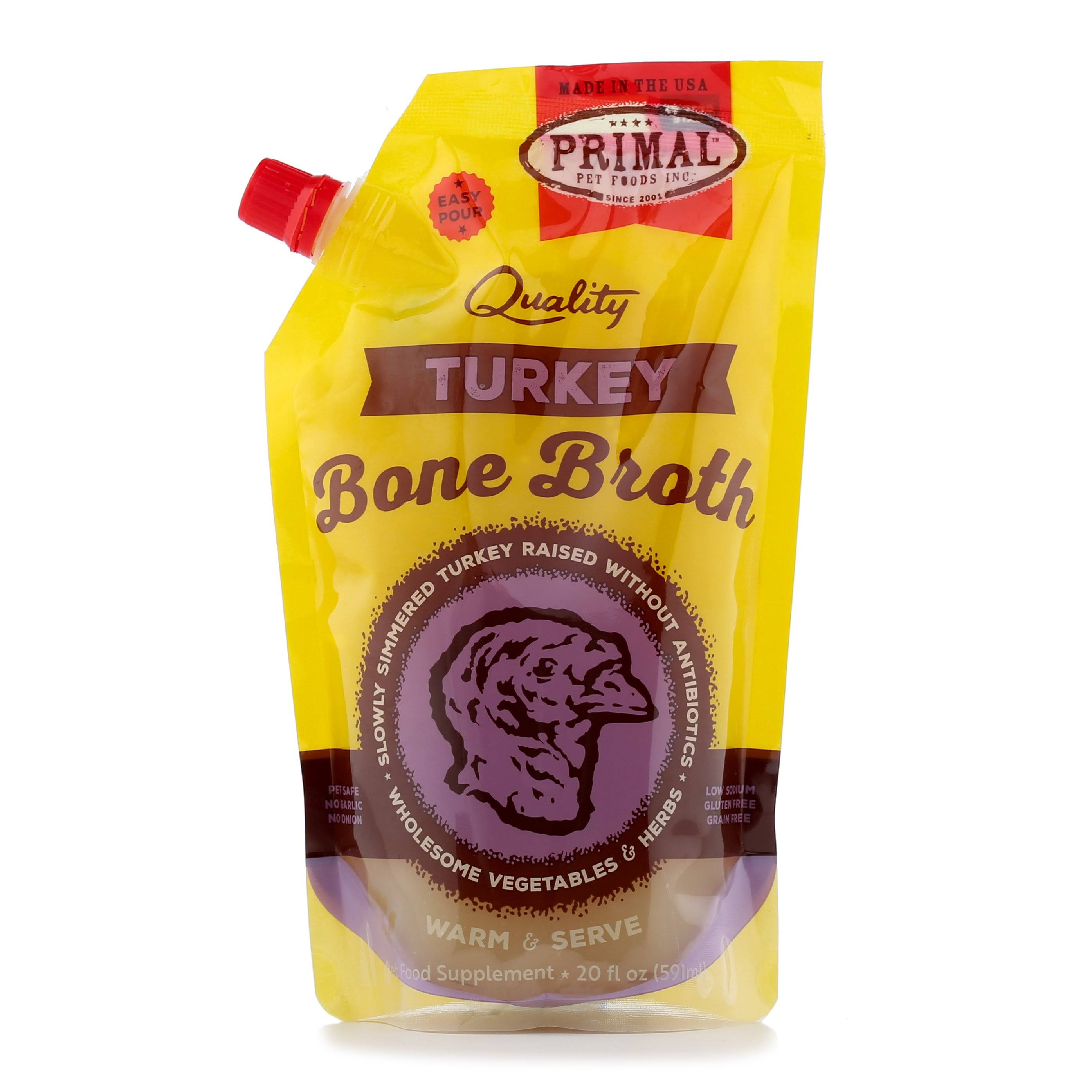 Primal Bone Broth 20oz Turkey