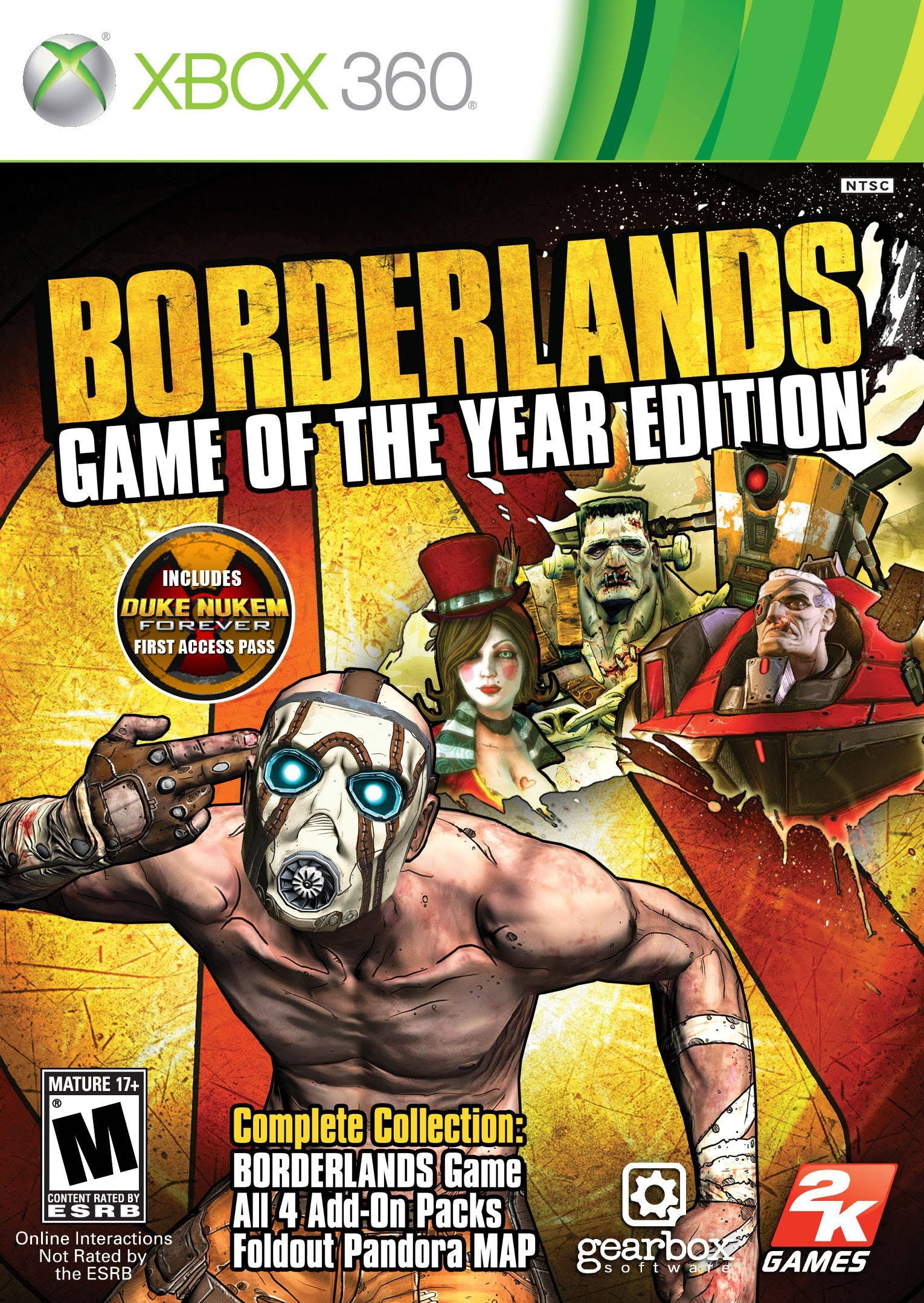 Borderlands Game of the Year - Xbox 360