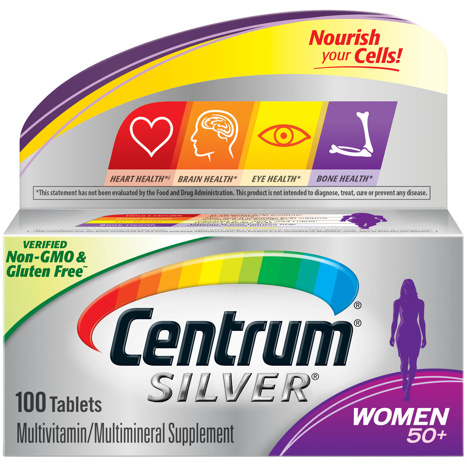 Centrum Silver for Women 50+ Multivitamin Supplement - x100