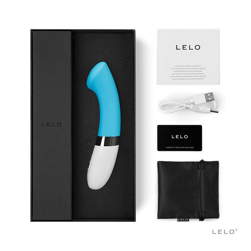 Lelo Gigi 2 Luxury Rechargeable G-spot Vibrator - Turquoise Blue