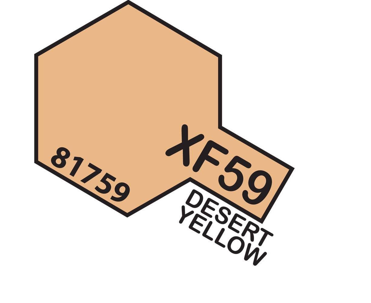 Tamiya XF-59 Desert Yellow Flat Acrylic Paint 10ml