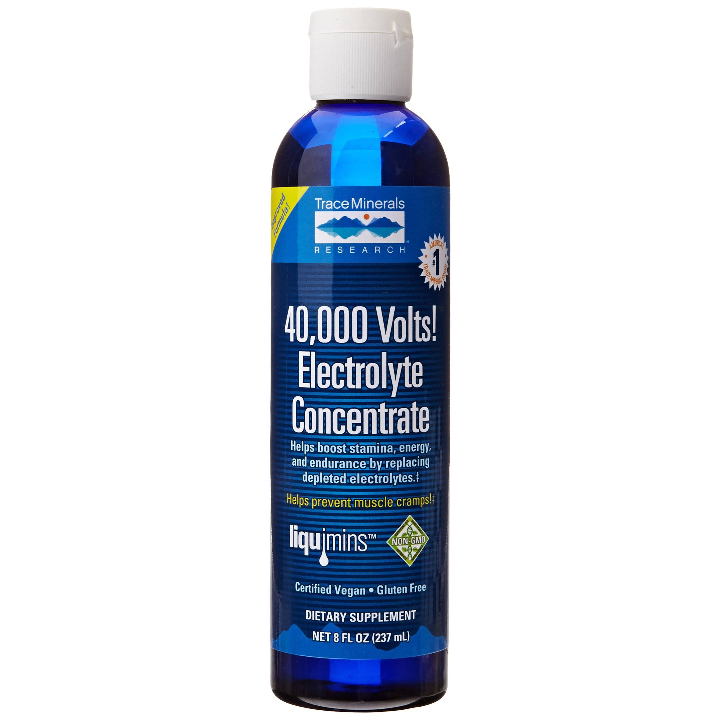 Trace Minerals Research 40000 Volts Electrolyte Concentrate - 8oz