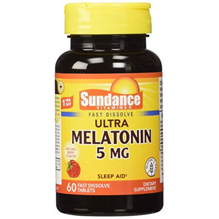Sundance 5 Mg Melatonin Tablets, 60 Count Sundance