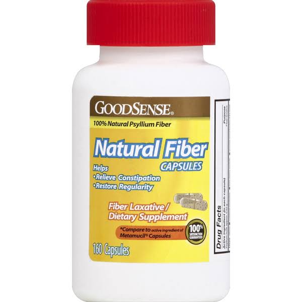 GoodSense Natural Fiber, Capsules - 160 capsules