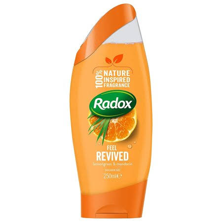 Radox Feel Revived 100% Nature Inspired Fragrance Shower Gel 250 ml Pack of 6