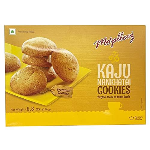 Moplleez - Kaju Nankhatai Cashew Cookies, 8.8 oz (250g)