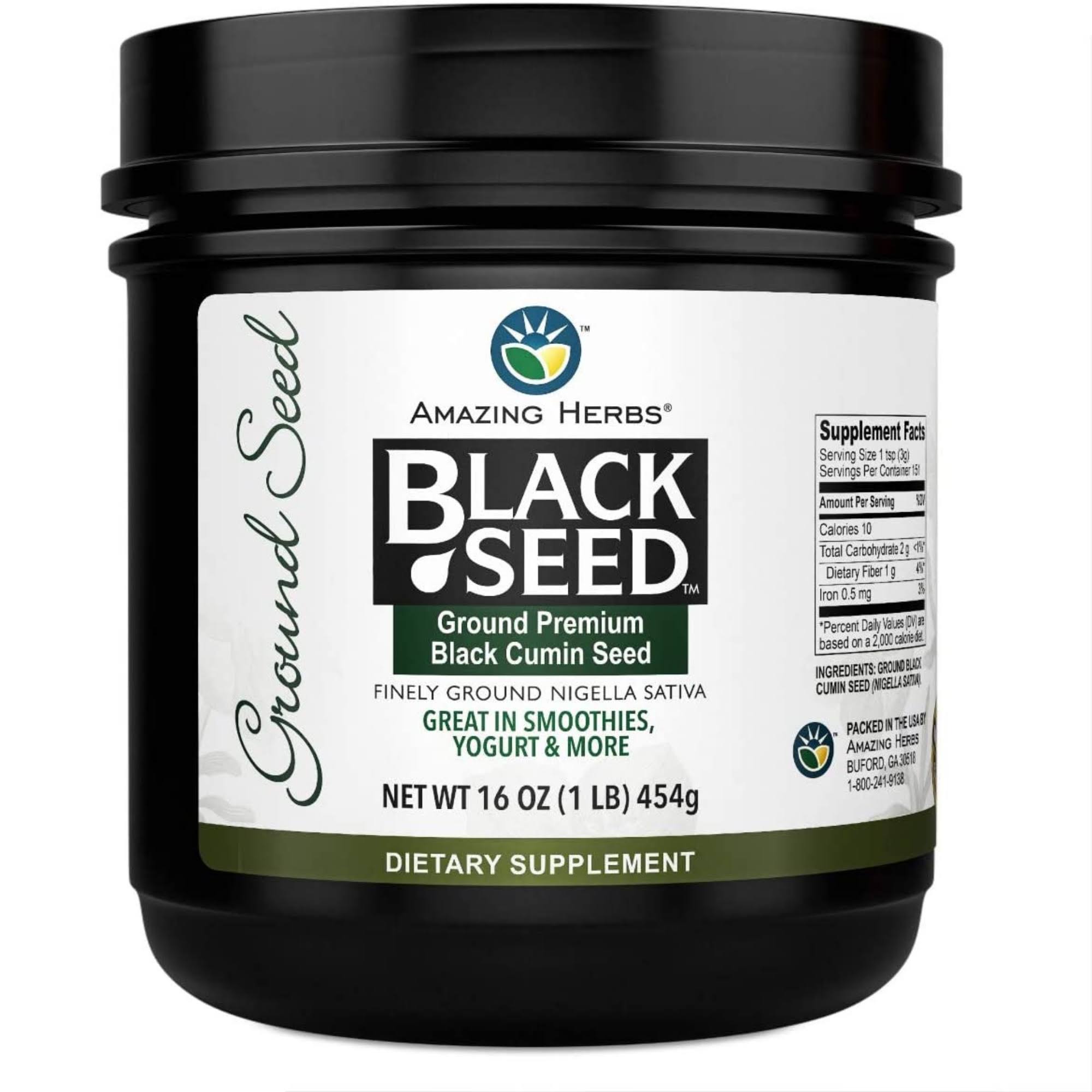 Amazing Herbs Black Seed - 453g