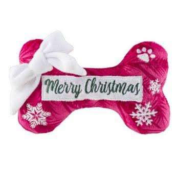 Haute Diggity Dog Merry Christmas Puppermint Bone Toy