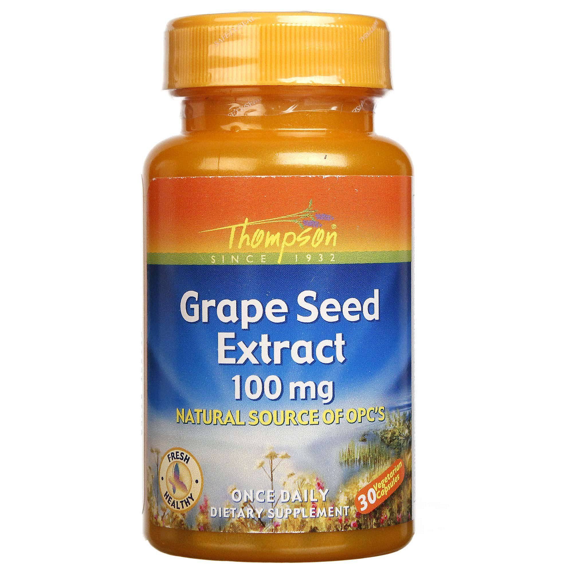 Thompson Grape Seed Extract Dietary Supplement - 100mg, 30ct