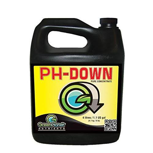 Green Planet Nutrients pH Down, 4 L - 1.05 Gallons