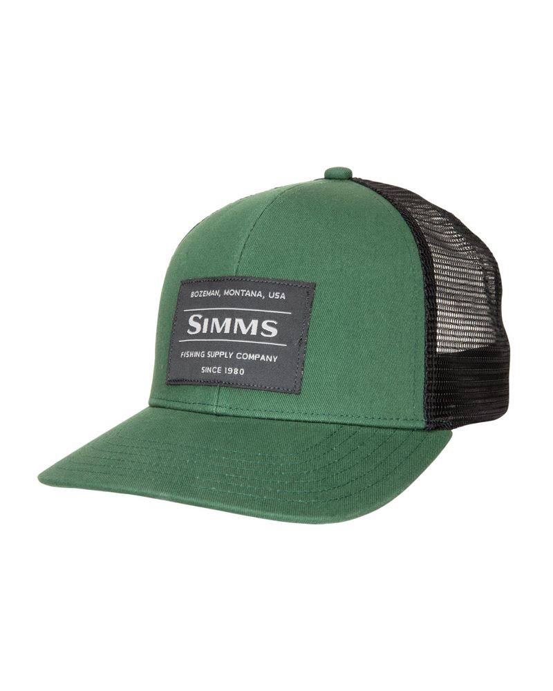Simms Original Patch Trucker Hat, Moss