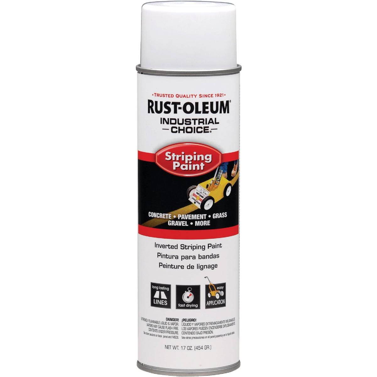 Rust-oleum Industrial Choice Striping Paint - White, 454g