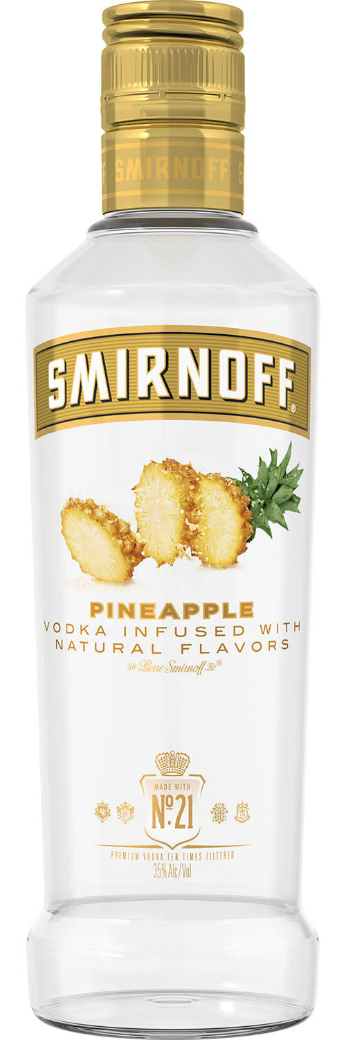 Smirnoff Vodka, Twist of Pineapple - 375 ml