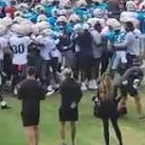 What happened in the Patriots' latest practice brawls with the Panthers