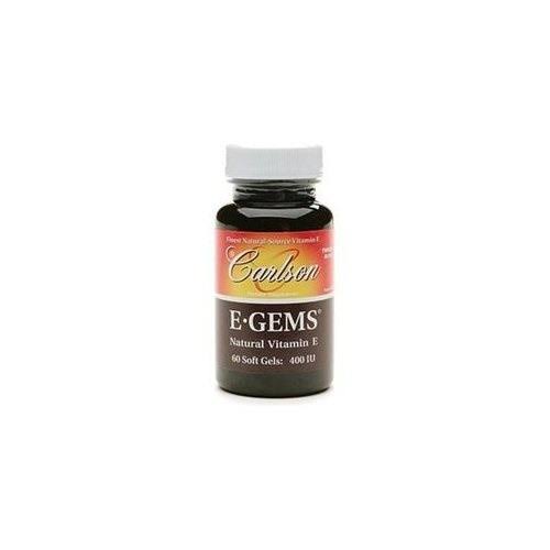 Carlson E-Gems Natural Vitamin E 400 IU - 60 Softgels