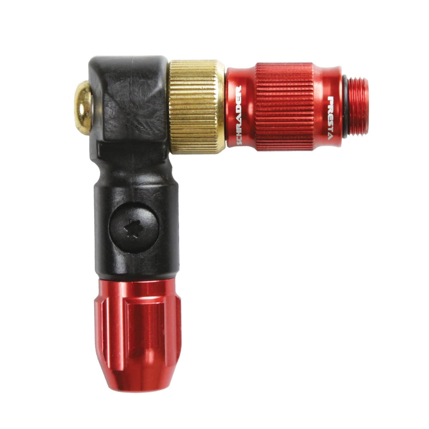 Lezyne ABS1 Bicycle Pro HP Pump Chuck Head - Red