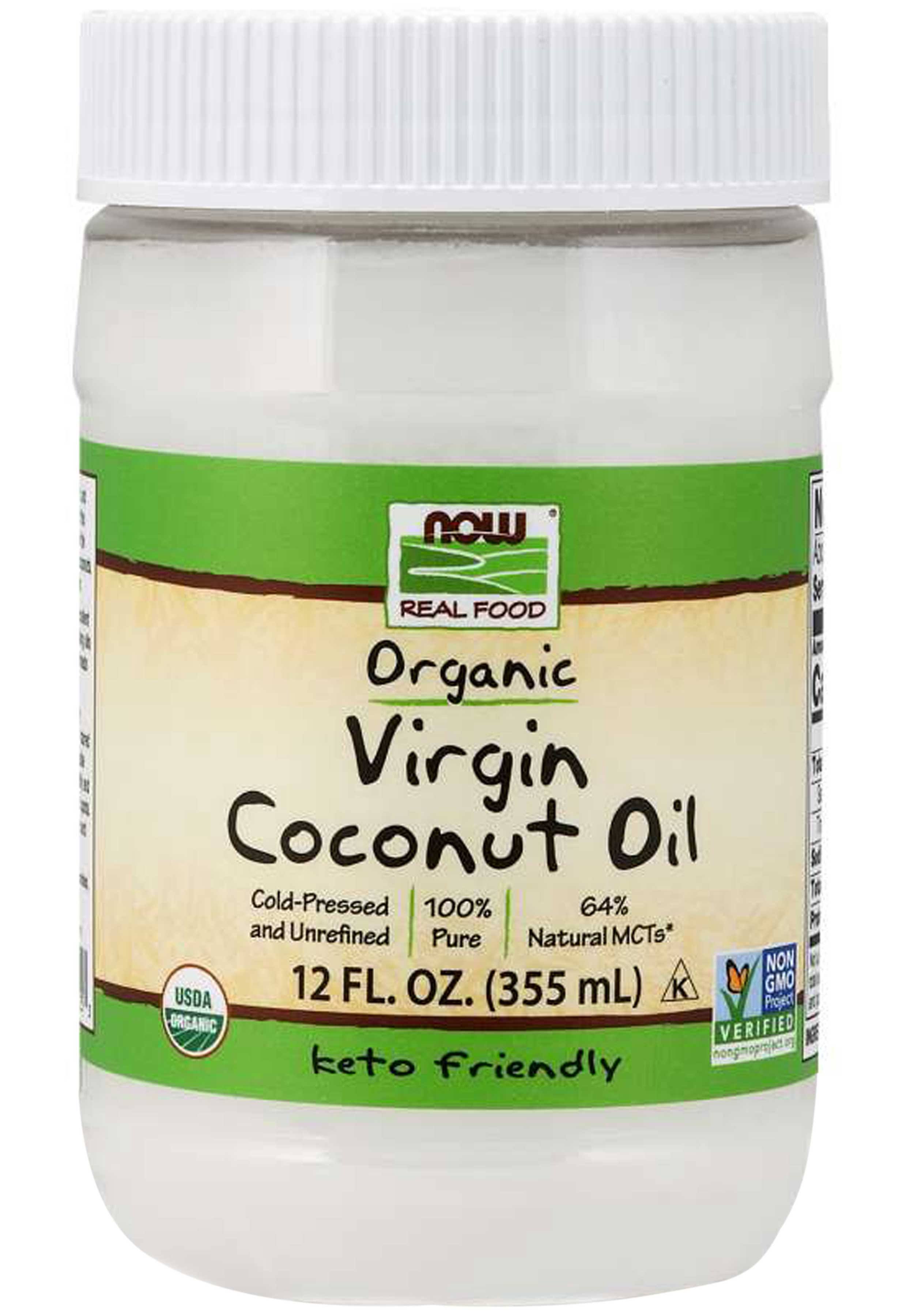 Now Healthy Foods Organic Virgin Coconut Oil - 355 ml