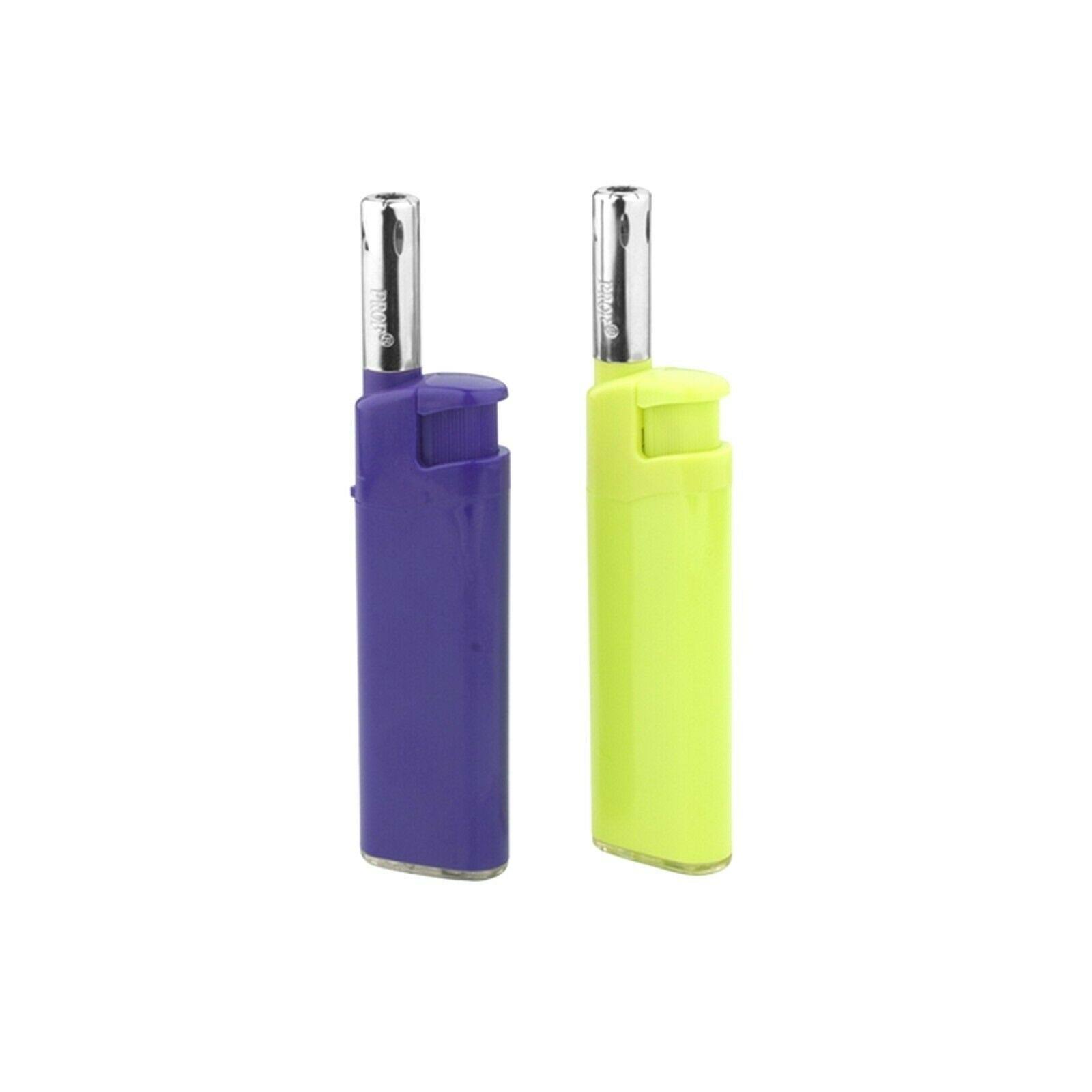 Chef Aid Coloured Refillable Lighters - Small Pack of 2