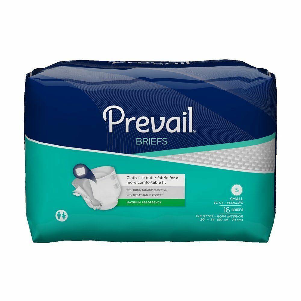 Prevail Maximum Absorbency Adult Briefs - Small, 16ct