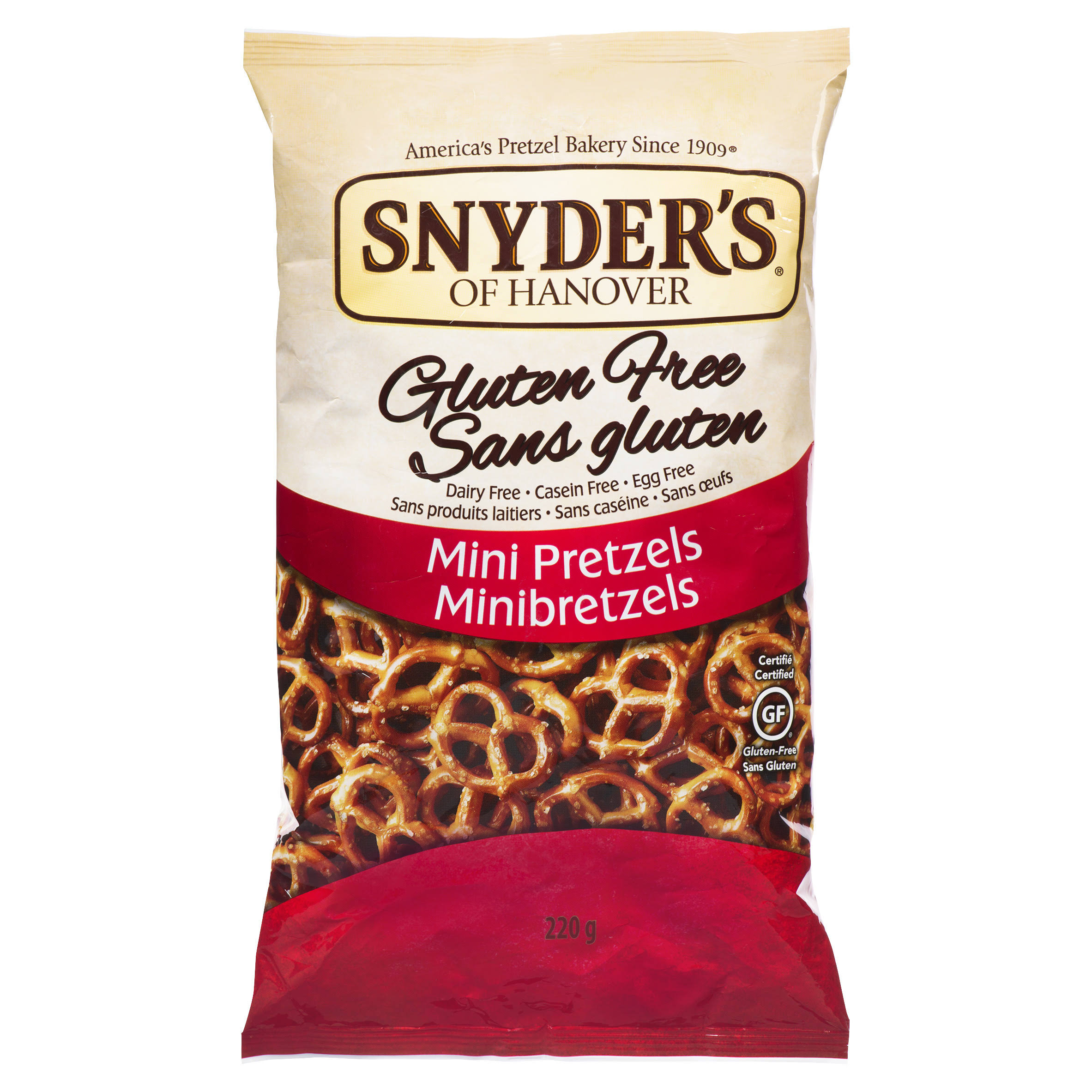 Snyder's of Hanover Gluten-Free Mini Pretzels - 220 g