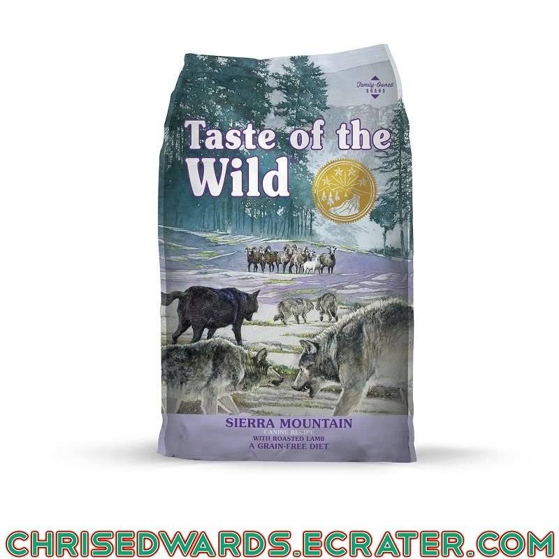 Taste of The Wild Sierra Mountain Dog Food / 14 lb