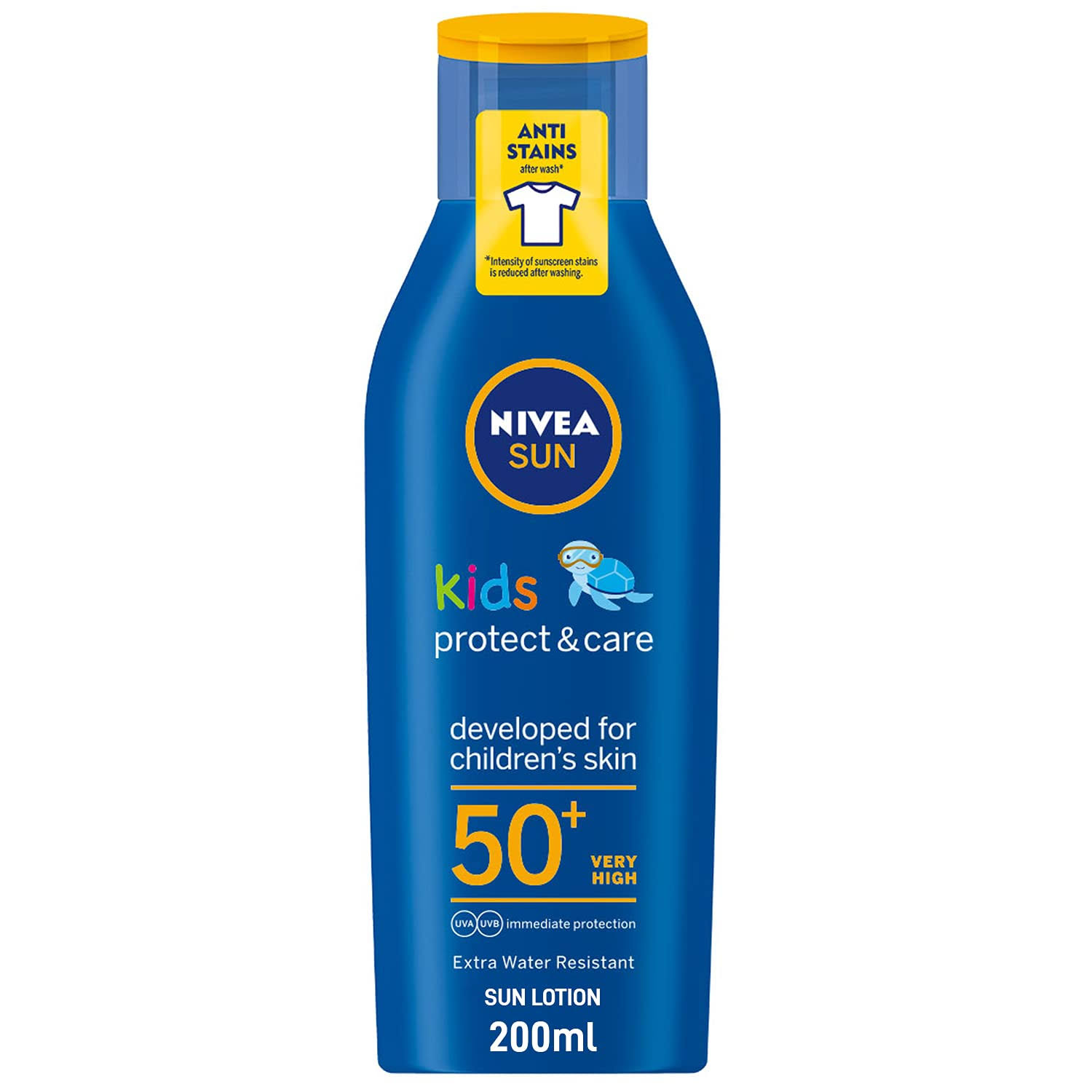 NIVEA Sun Kids Moisturising Sun Lotion - SPF50 Plus, 200ml