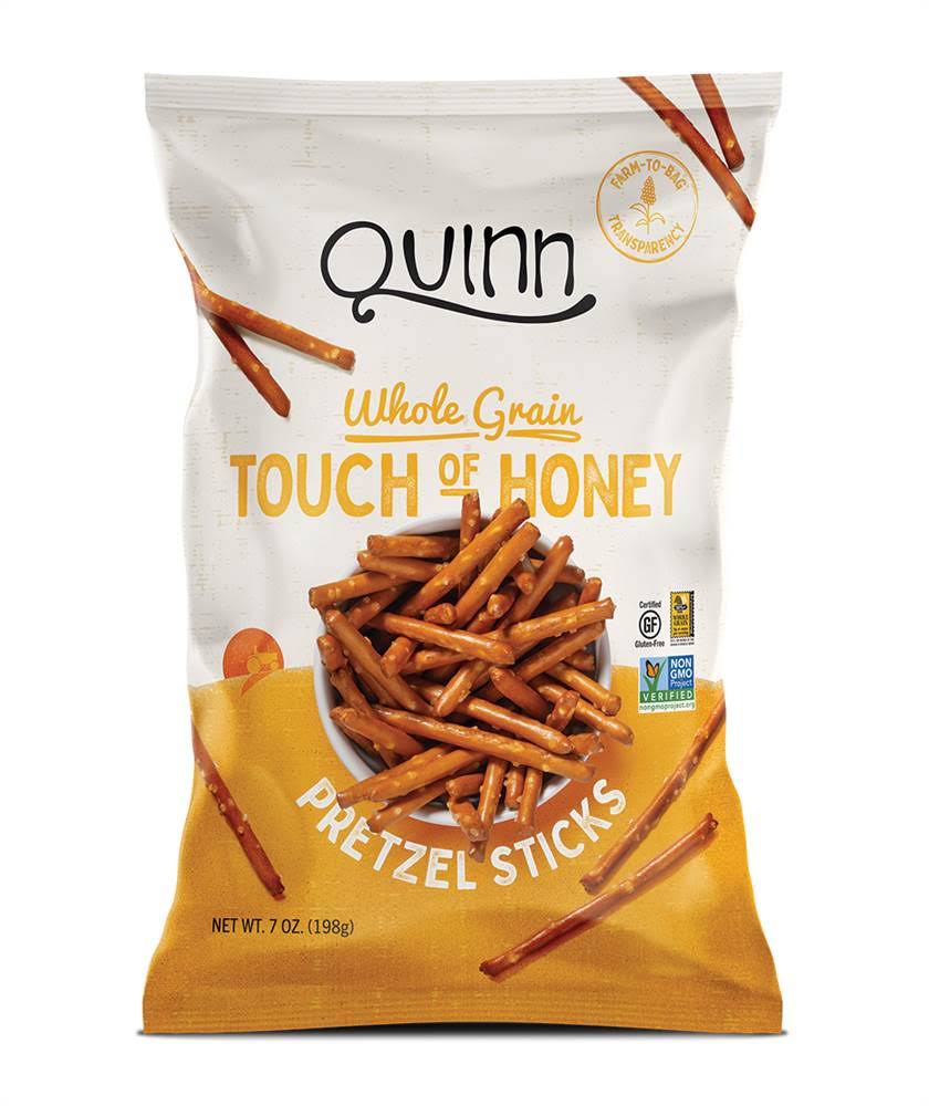 Quinn Popcorn Non GMO and Gluten Free Reinventing Pretzels - Touch of Honey, 7oz