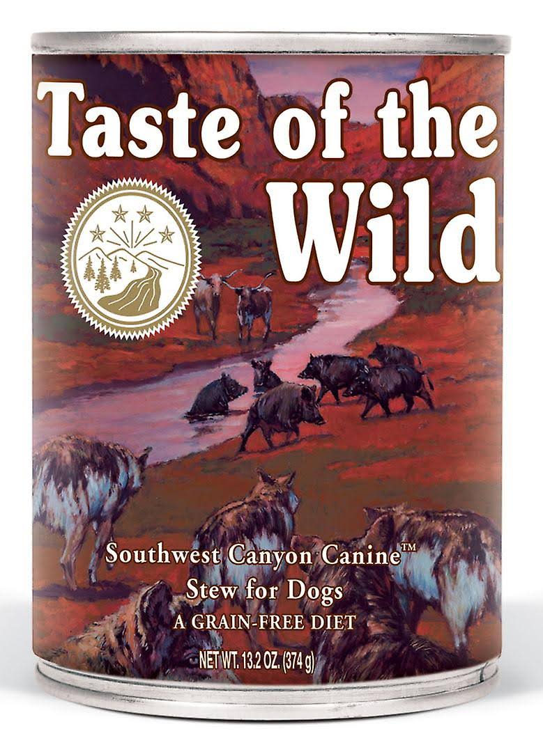 Taste of The Wild Dog Southwest Canyon Stew in Gravy 374g x 12