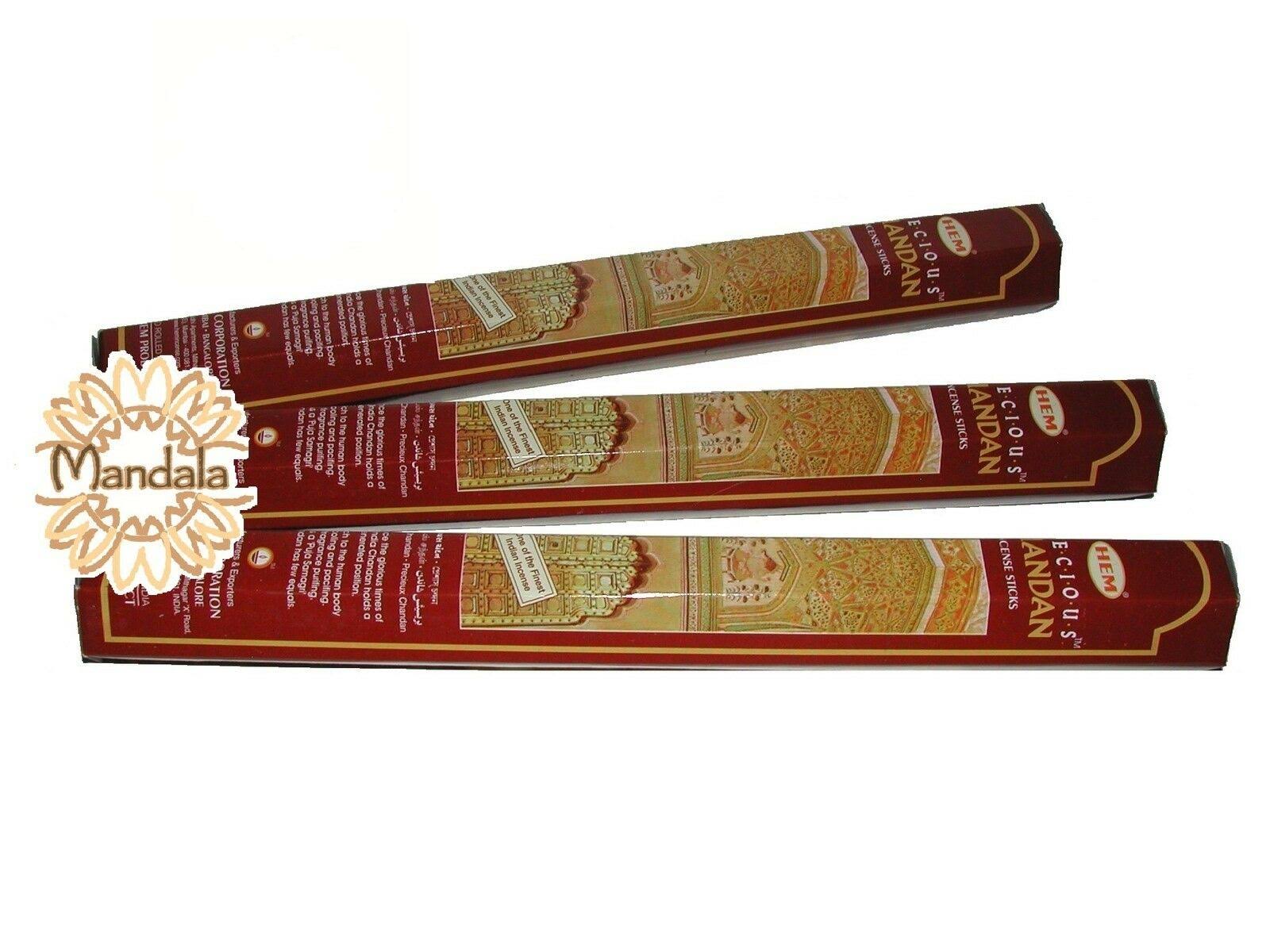 Hem Precious Chandan Incense Sticks 20 Sticks